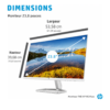 6 (10) Moniteur hp 24 pouce