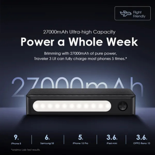31 powerbank oraimo 27,000mAh